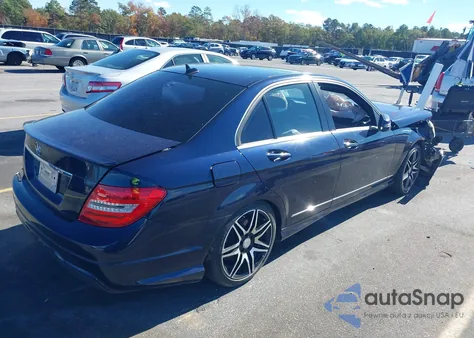 2013 Mercedes-Benz C 250 Sport from USA, damaged, VIN WDDGF4HB1DA762530